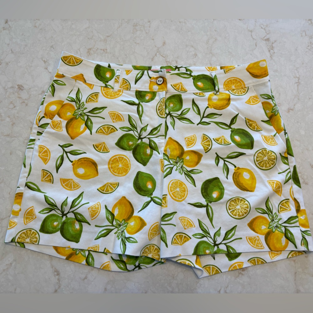 Isaac Mizrahi Lemon and Lime Shorts